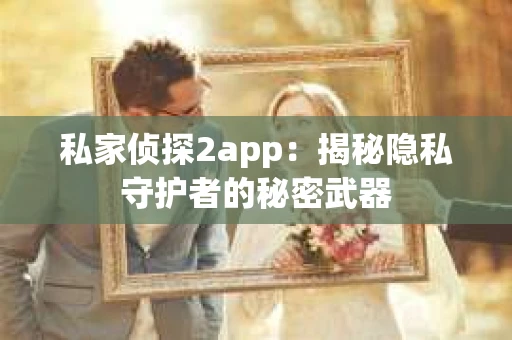 私家侦探2app：揭秘隐私守护者的秘密武器