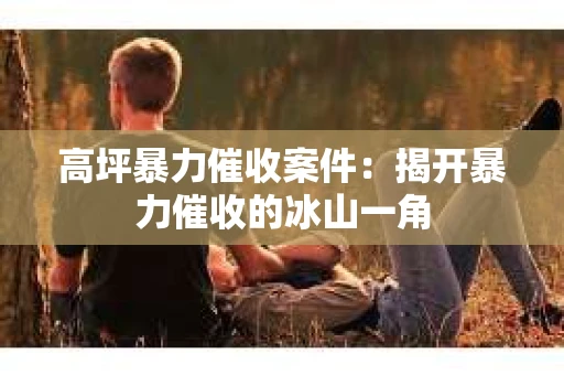 高坪暴力催收案件：揭开暴力催收的冰山一角