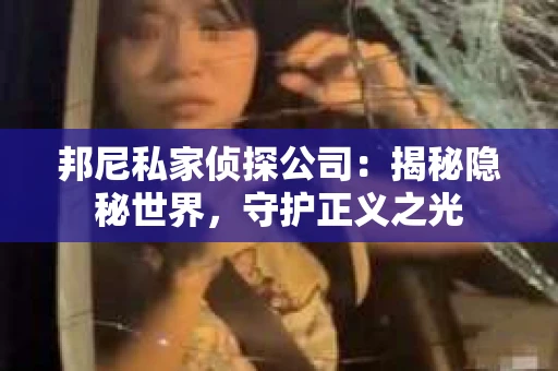 邦尼私家侦探公司：揭秘隐秘世界，守护正义之光