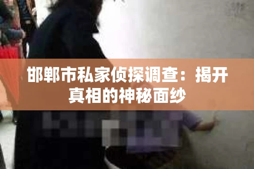 邯郸市私家侦探调查：揭开真相的神秘面纱