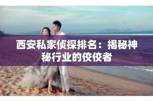 西安私家侦探排名：揭秘神秘行业的佼佼者