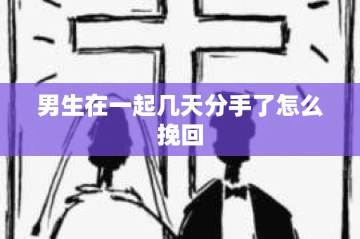 男生在一起几天分手了怎么挽回